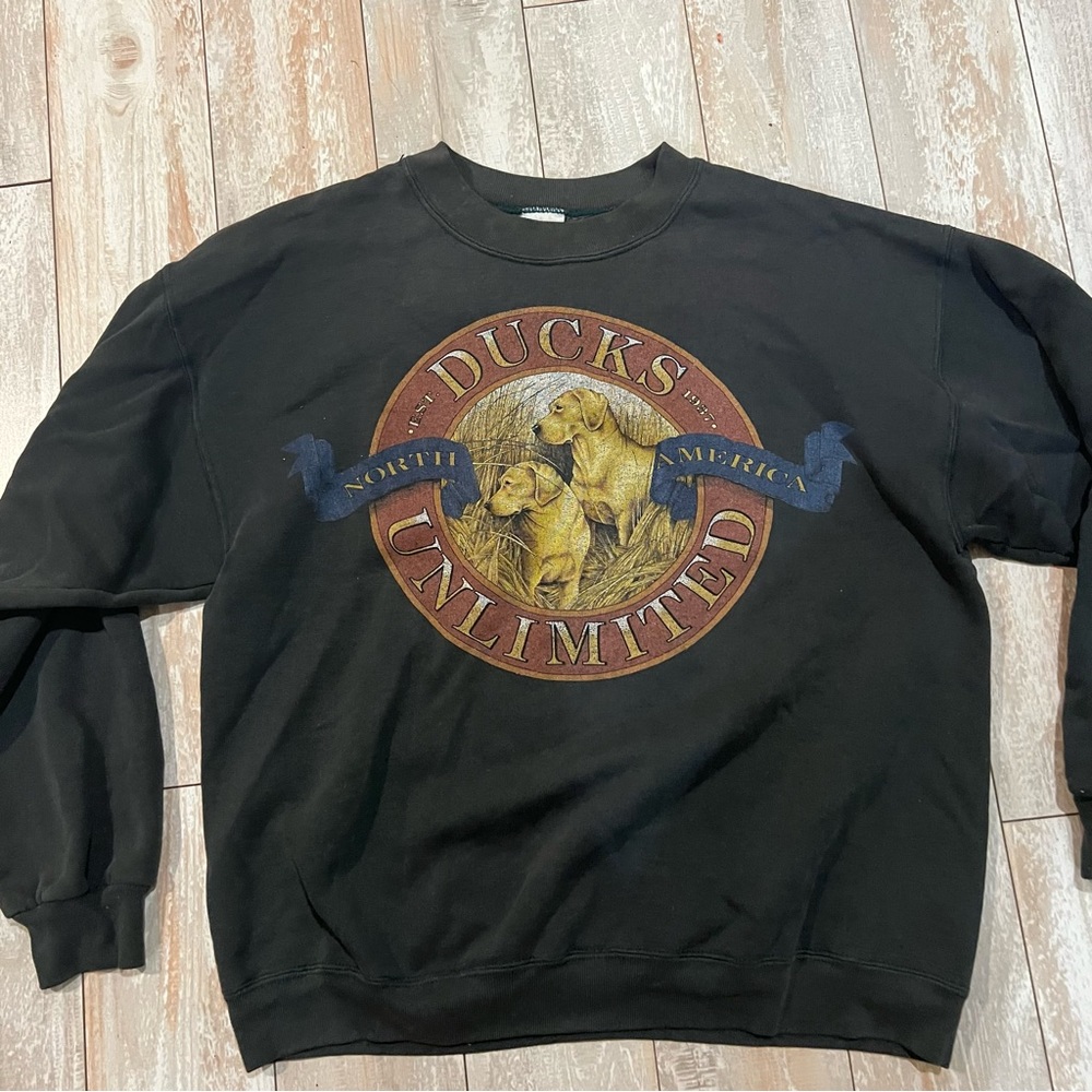 Vintage golden retriever crew neck